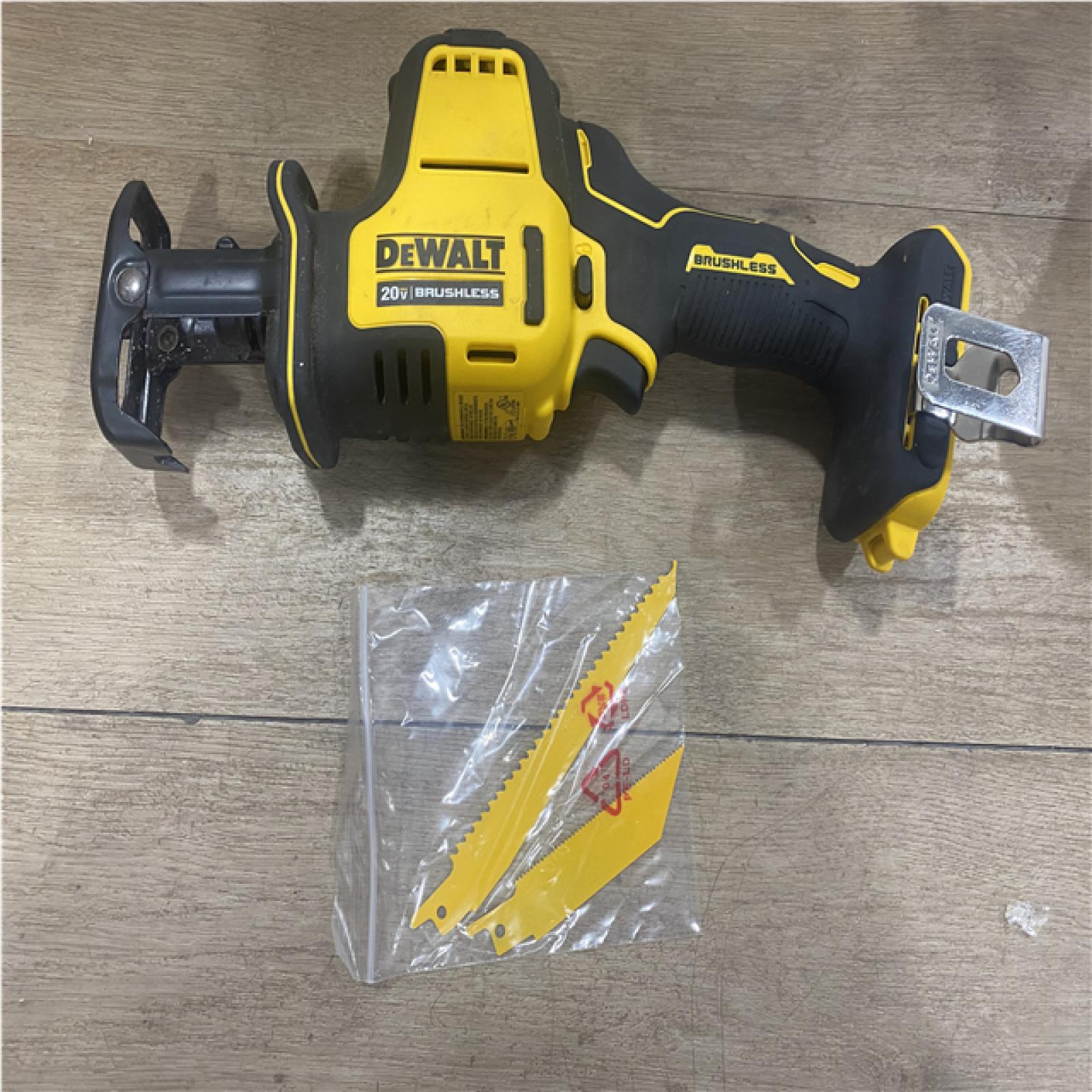 AS-IS DEWALT ATOMIC 20V MAX Cordless Brushless Compact Reciprocating Saw (Tool Only)