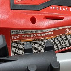 AS-IS Milwaukee Brushless 18V 16 in. Cordless Battery Powered String Trimmer Kit