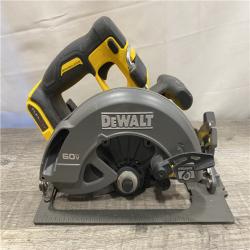 AS-IS DEWALT FLEXVOLT 60V MAX Cordless Brushless 7-1/4 in. Circular Saw with Brake (Tool Only)