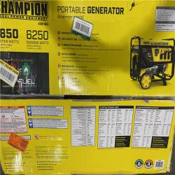 Dallas Location - As-Is  Champion Power Equipment 7850/6250-Watt Dual Fuel Generator