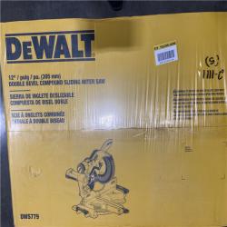 NEW- DeWalt 15 Amps 12 in. Corded Dual-Bevel Sliding Compound Miter Saw