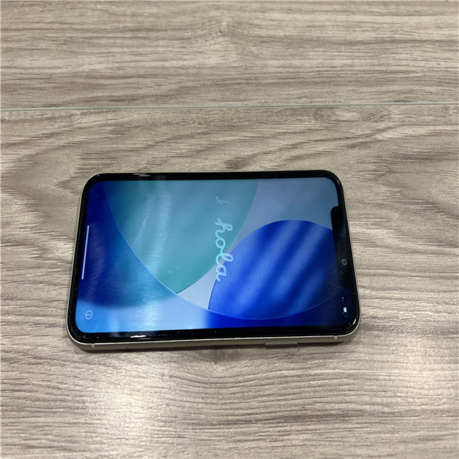 AS-IS Apple iPhone 11 128GB White LTE Cellular MHCY3LL/A