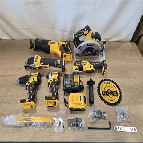 AS-IS DEWALT 20V MAX Lithium-Ion Cordless 6-Tool Combo Kit