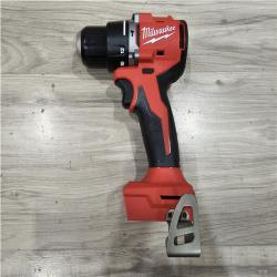 AS-IS Milwaukee 18V Lithium-Ion Brushless Cordless 1/2 in. Compact Hammer Drill/Driver Kit