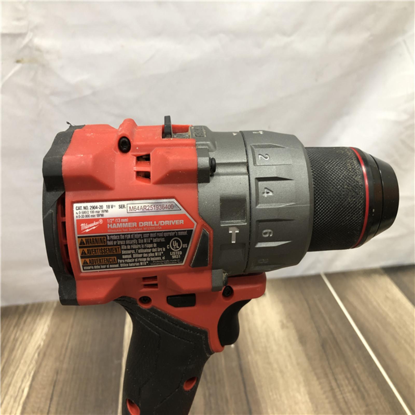 AS-IS Milwaukee FUEL 18V Lithium-Ion Brushless Cordless Hammer Drill and Impact Driver Combo Kit