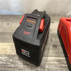 AS-IS Milwaukee 18-Volt Lithium-Ion REDLITHIUM FORGE Starter Kit with 12.0Ah Battery and Rapid Charger