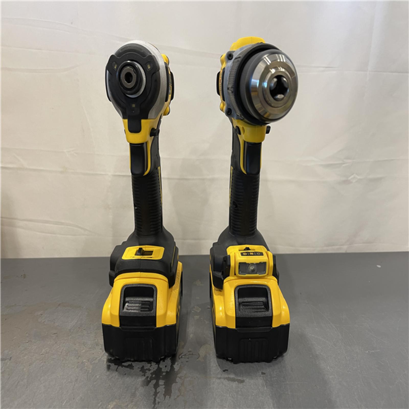 AS-IS - DEWALT 20V MAX XR Hammer Drill and ATOMIC Impact Driver 2 Tool Cordless Combo Kit
