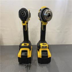 AS-IS - DEWALT 20V MAX XR Hammer Drill and ATOMIC Impact Driver 2 Tool Cordless Combo Kit