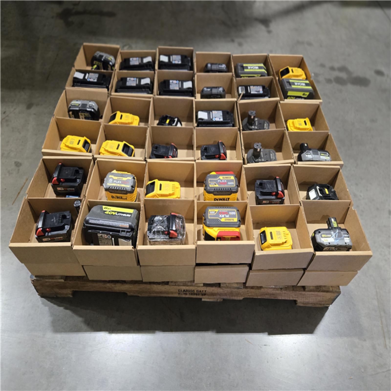 DALLAS LOCATION- AS-IS BATTERY PALLET