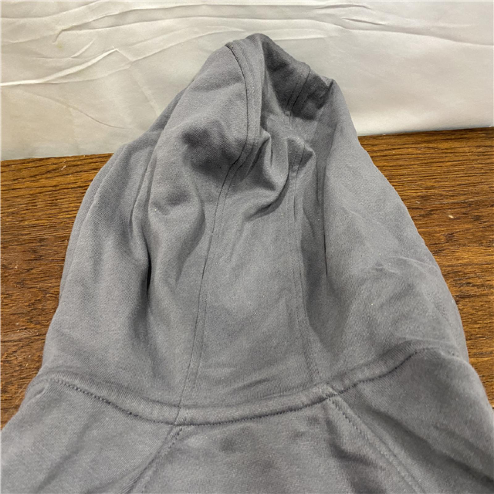 AS-IS Milwaukee Women's Medium M12 12-Volt Lithium-Ion Cordless Gray Heated Jacket Hoodie Kit