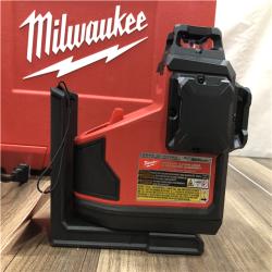 NEW - Milwaukee 12-Volt Lithium-ion Cordless 125 ft. Green 360° 3-Plane Laser Level with Automatic Alignment & Receiver