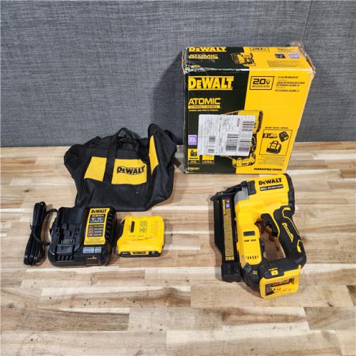 HOUSTON LOCATION - AS-IS DEWALT ATOMIC 20V MAX Lithium Ion Cordless 23 Gauge Pin Nailer Kit