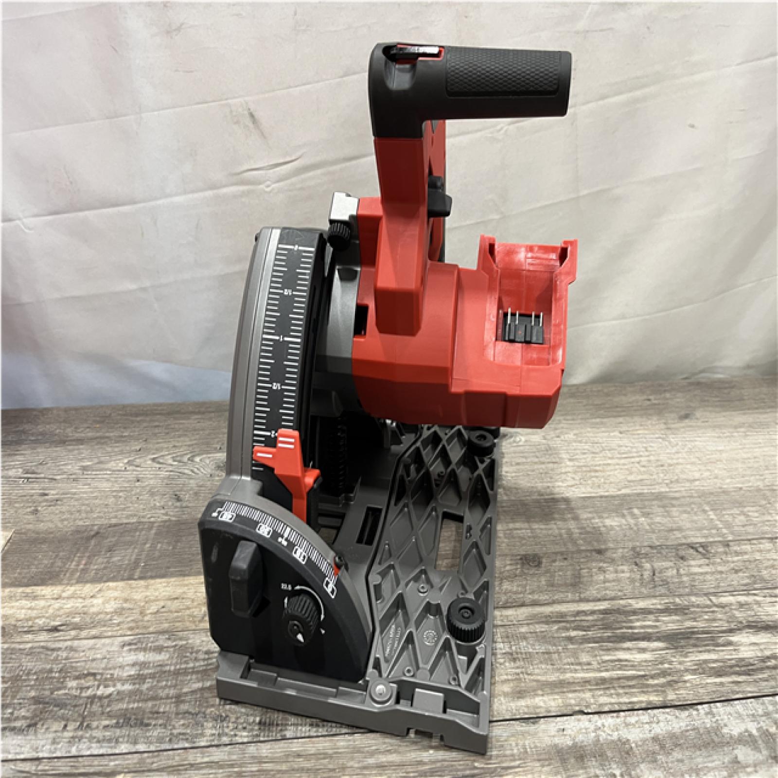 AS-IS Milwaukee FUEL 18V Lithium-Ion Cordless Brushless 6-1/2 in. Plunge Cut Track Saw (Tool-Only)