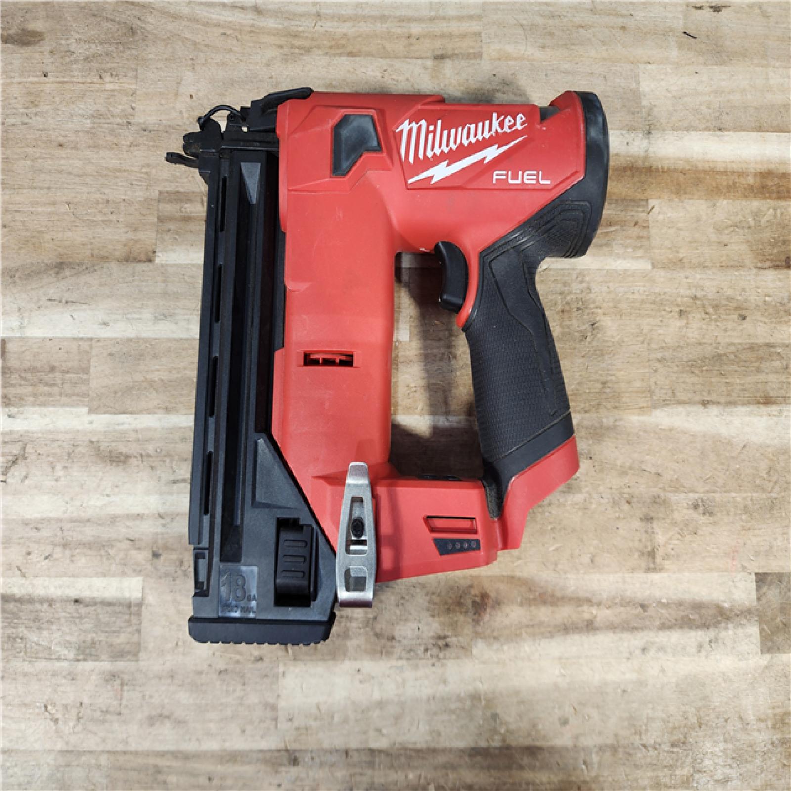 HOUSTON LOCATION - AS-IS Milwaukee FUEL 12-Volt Lithium-Ion Brushless Cordless 18-Gauge 1-1/2 in. Compact Brad Nailer (Tool Only)