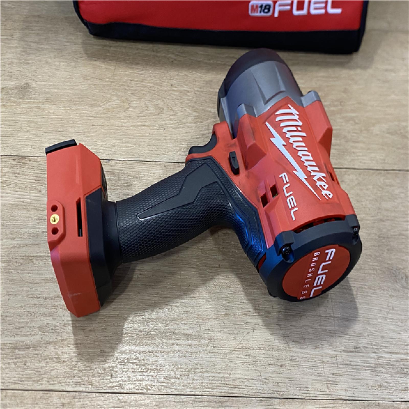 AS-IS Milwaukee FUEL 18V Lithium-Ion Brushless Cordless 1/2 in. Impact Wrench w/Friction Ring Kit