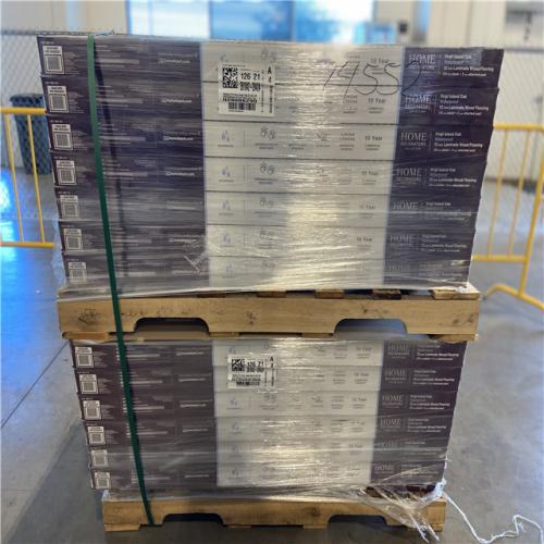 DALLAS LOCATION - Home Decorators Collection Virgil Island Oak 12 mm T x 8 in. W Waterproof Laminate Wood Flooring (15.9 sqft/case) (39 CASES) - 42 CASES