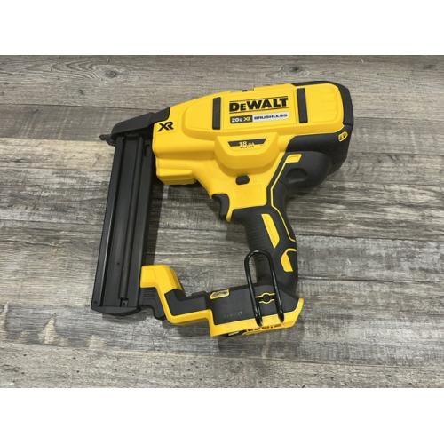 AS-IS DEWALT Cordless 18-Gauge Narrow Crown Stapler (Tool Only)
