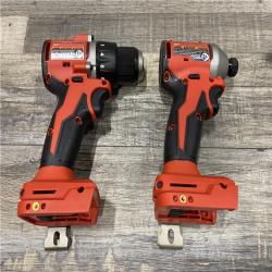 AS-IS Milwaukee 18V Lithium-Ion Brushless Cordless Compact Drill/Impact Combo Kit