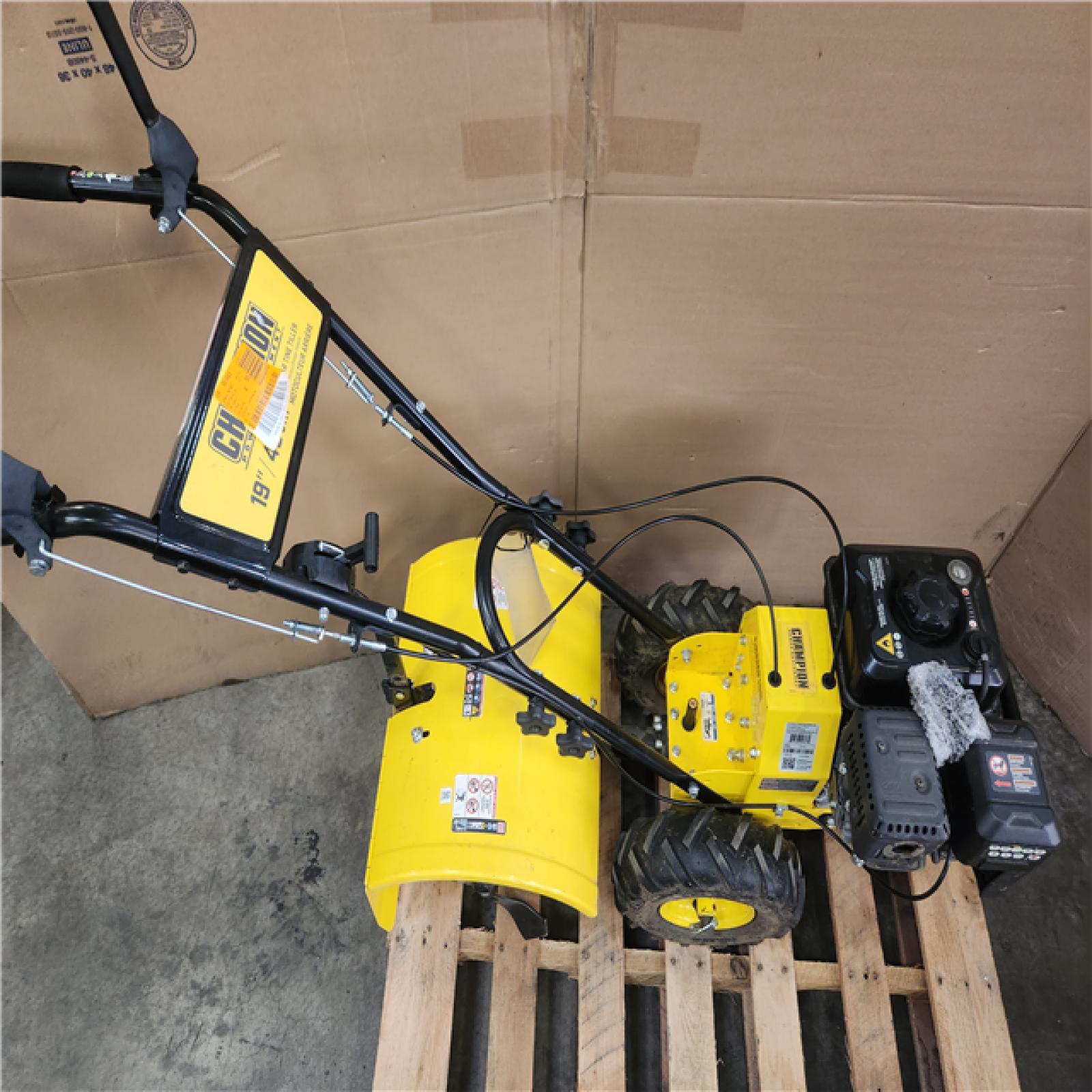 Phoenix Champion Power Equipment 19 in. 212cc 4-Stroke Gas Counter Rotating EPA Rear Tine Tiller with Self-Propelled Agricultural Tires