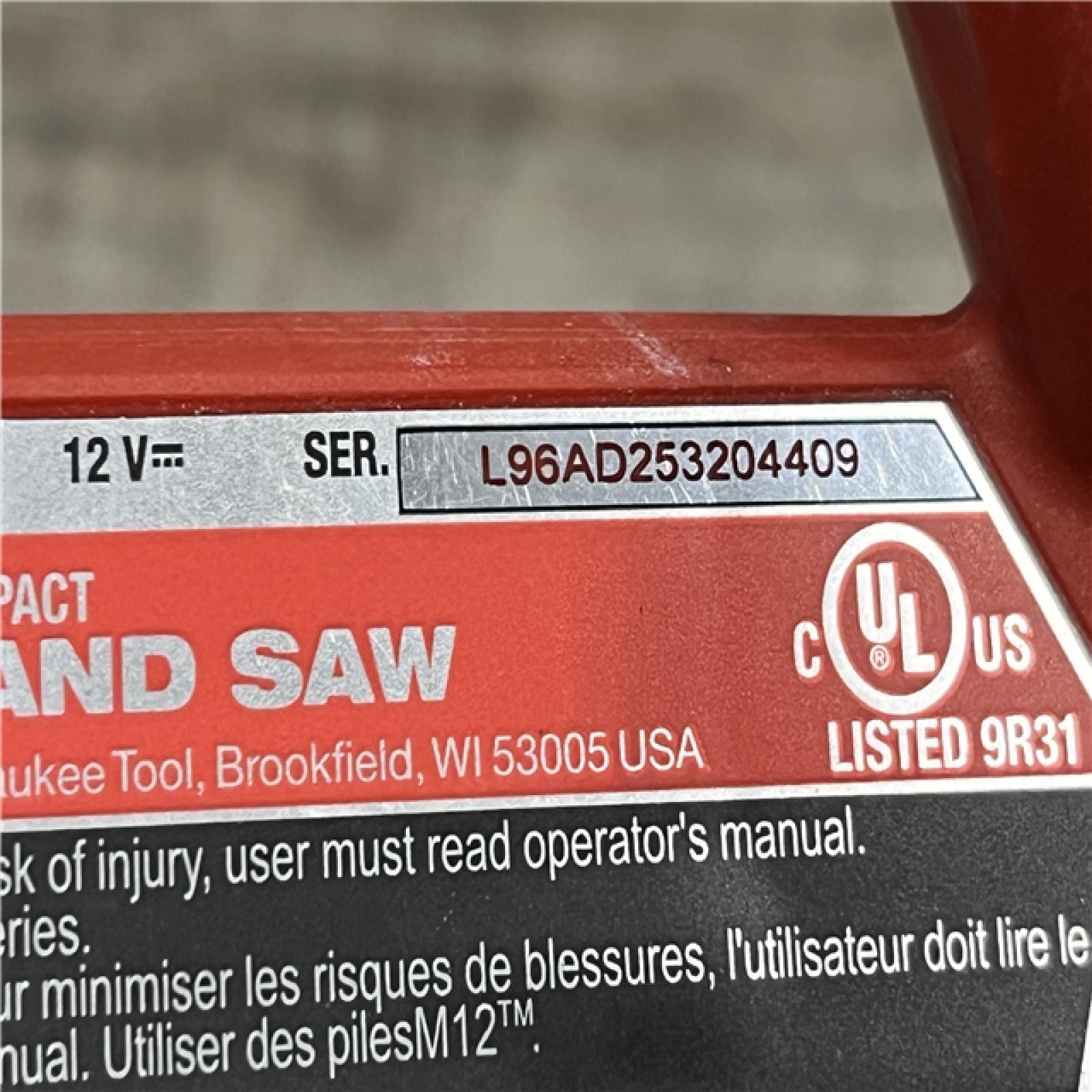 AS-IS Milwaukee FUEL 12V Lithium-Ion Cordless Compact Band Saw (Tool-Only)
