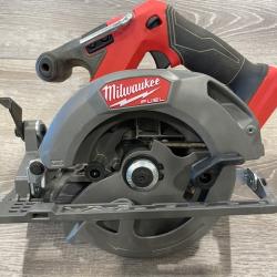 AS-IS Milwaukee FUEL 18V Lithium-Ion Brushless Cordless 6-1/2 in. Circular Saw (Tool-Only)