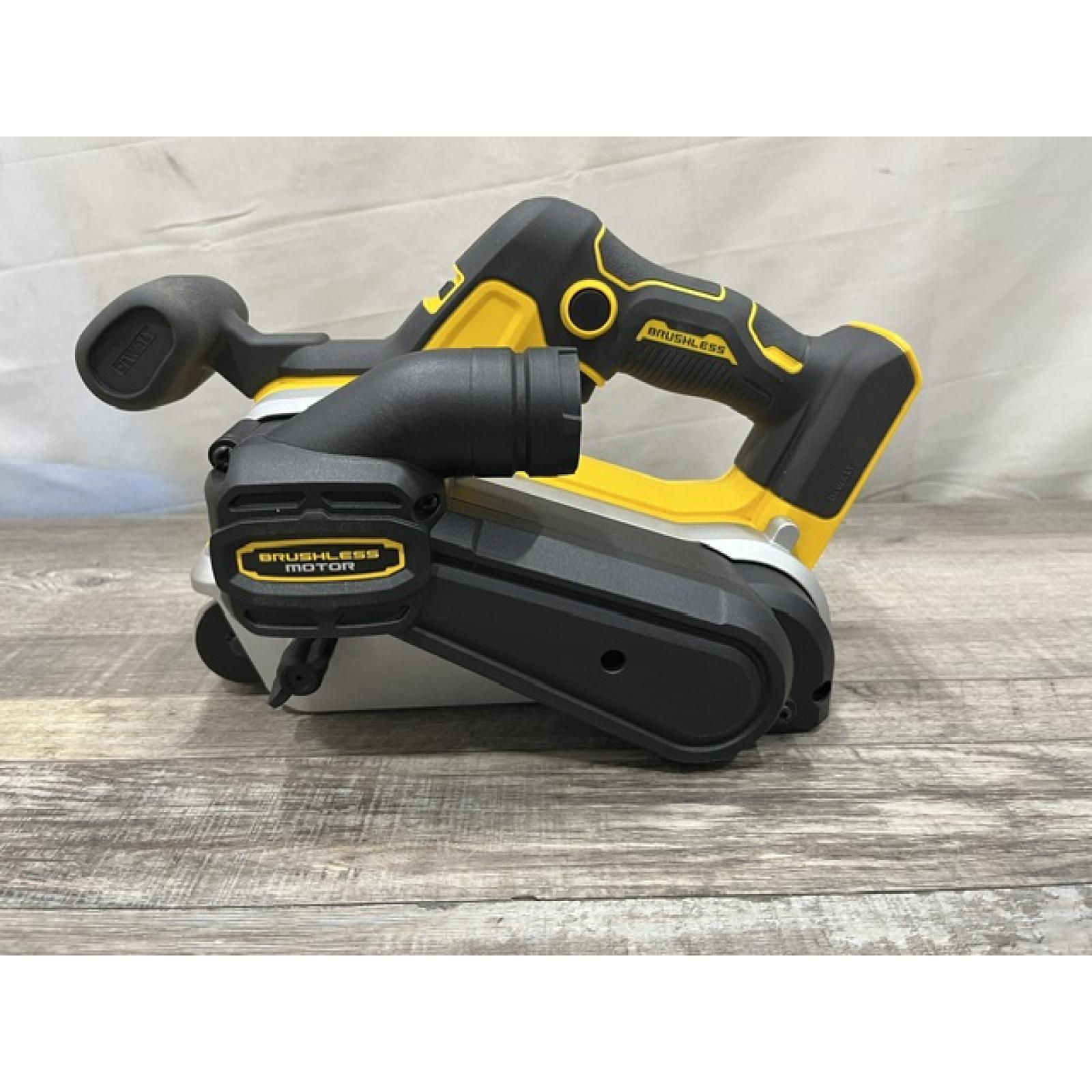 AS-IS DEWALT 20V MAX* XR Brushless Cordless Belt Sander (Tool-Only)