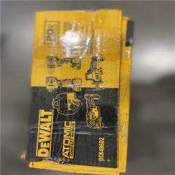 AS-IS -DeWalt 20V MAX ATOMIC Cordless Brushless 4 Tool Combo Kit