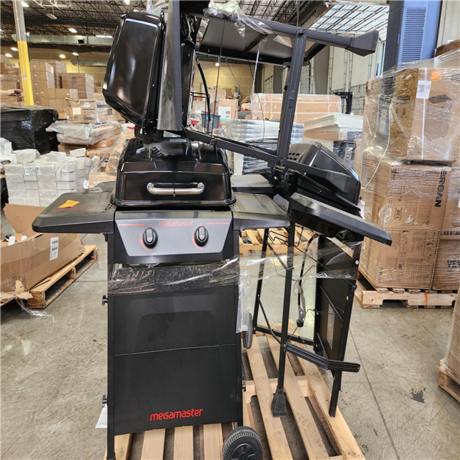 Phoenix Location Megamaster 2-Burner Propane Gas Grill in Black Pallet (4-Grills)