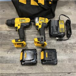 AS-IS DEWALT 20V MAX Cordless Drill/Impact 2 Tool Combo Kit