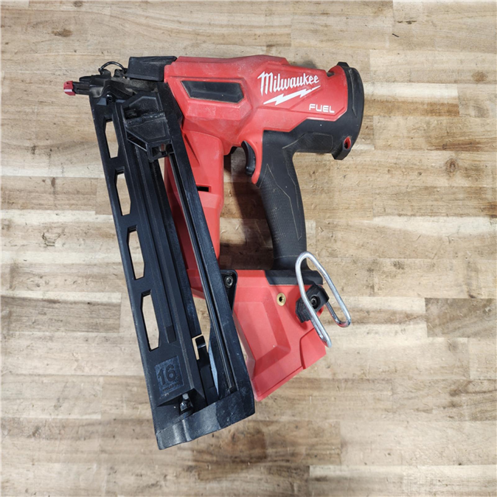 HOUSTON LOCATION - AS-IS Milwaukee FUEL 18-Volt Lithium-Ion Brushless Cordless Gen II 16-Gauge Angled Finish Nailer (Tool-Only)