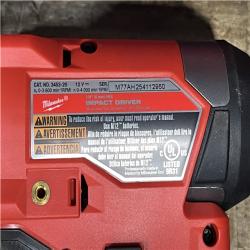 Houston Location AS-IS Milwaukee FUEL Impact Driver and Battery with Charger