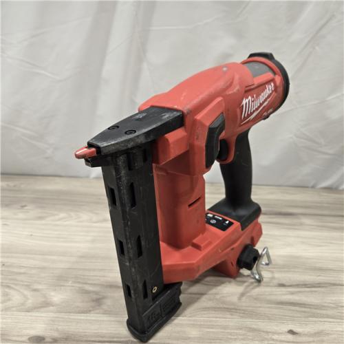 AS-IS  MILWAUKEE FUEL 18V Cordless 18-Gauge 1/4 in. Narrow Crown Stapler (Tool-Only)
