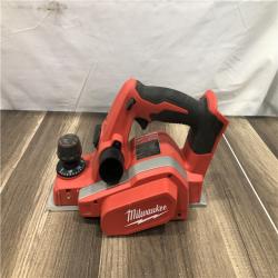 AS-IS Milwaukee 18V Lithium-Ion Cordless 3-1/4 in. Planer (Tool-Only)