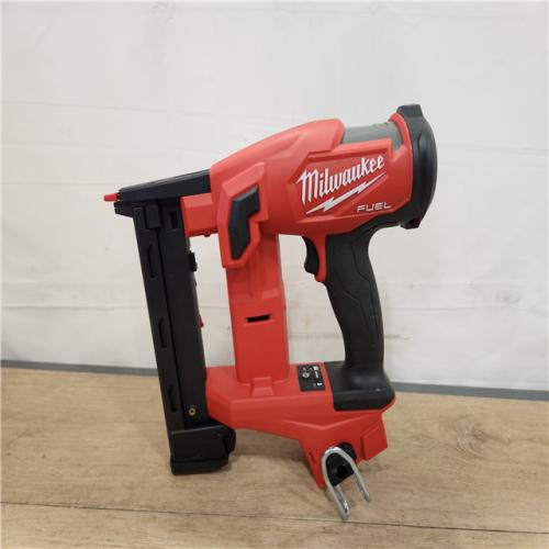 AS-IS- Milwaukee FUEL 18-Volt Lithium-Ion Brushless Cordless 18-Gauge 1/4 in. Narrow Crown Stapler (Tool-Only)