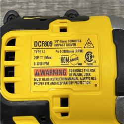 AS-IS DEWALT Atomic 20V Max Lithium-Ion Brushless Cordless Compact 1/4 in. Impact Driver Kit