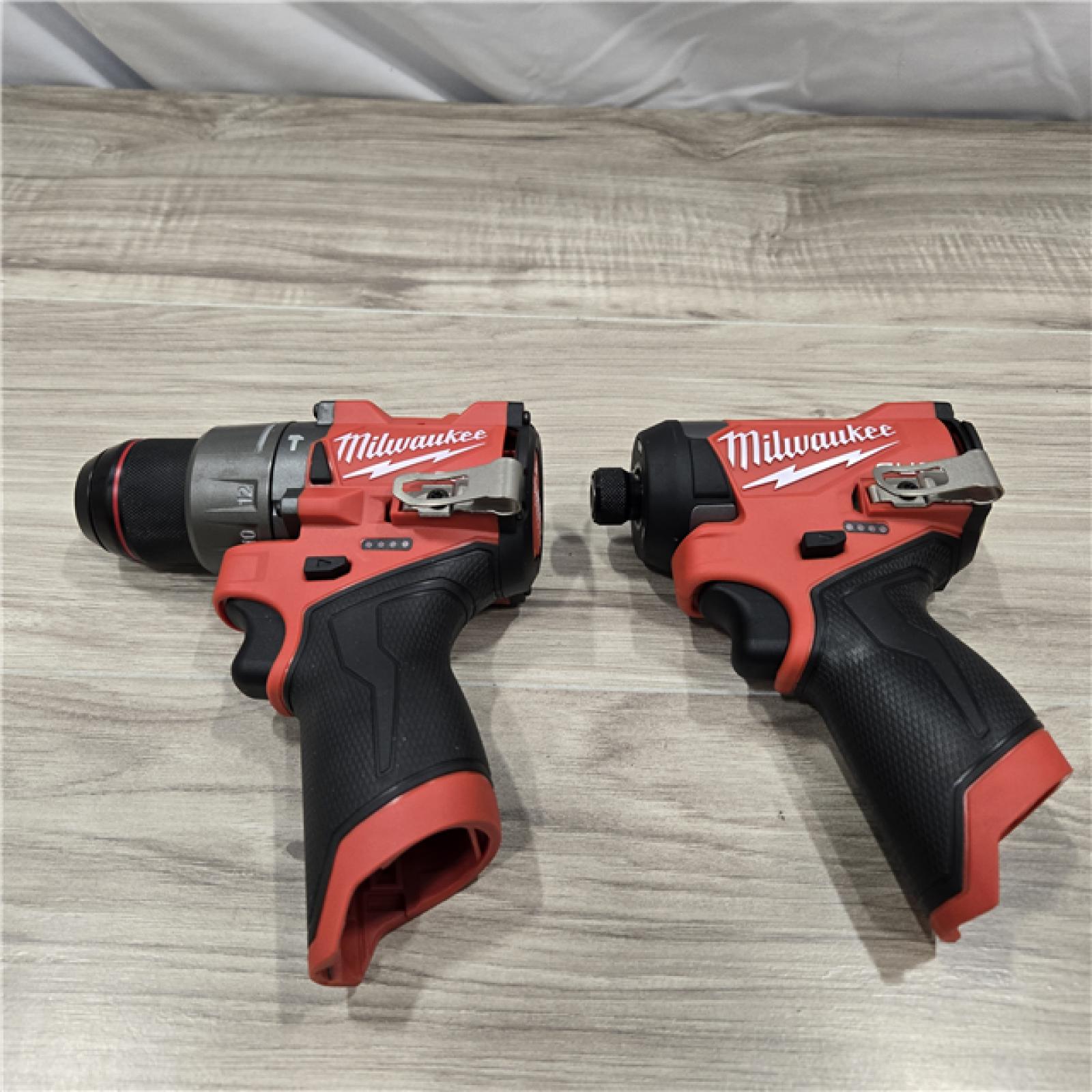 LIKE NEW! - Milwaukee 3497-22 12V Hammer Drill and Impact Driver Combo Kit