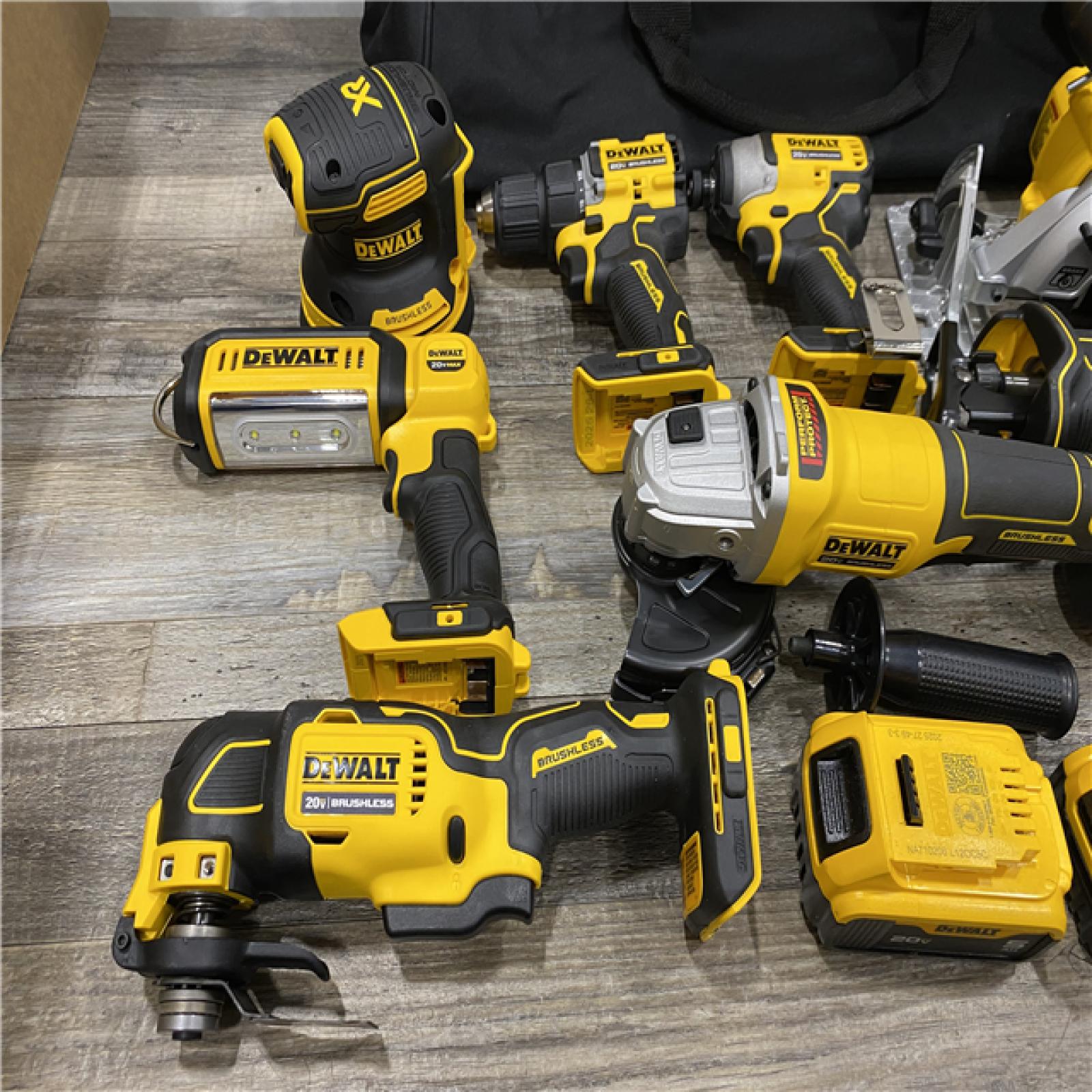 AS-IS DEWALT 20V Lithium-Ion Cordless 8-Tool Combo Kit