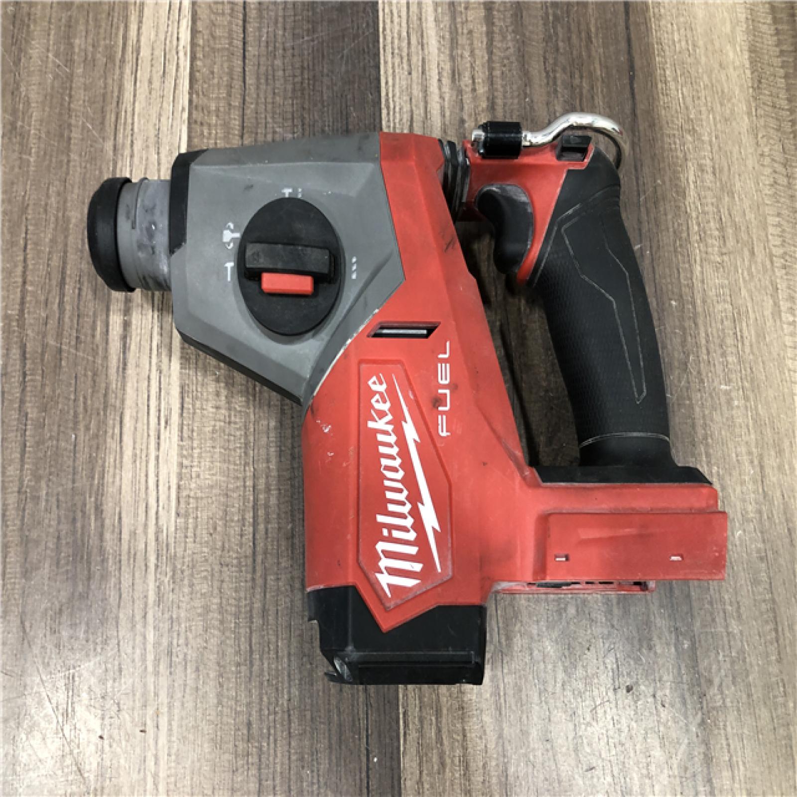AS-IS Milwaukee  FUEL 18V Lithium-Ion Brushless Cordless 5/8 in. SDS-Plus Rotary Hammer (Tool-Only)