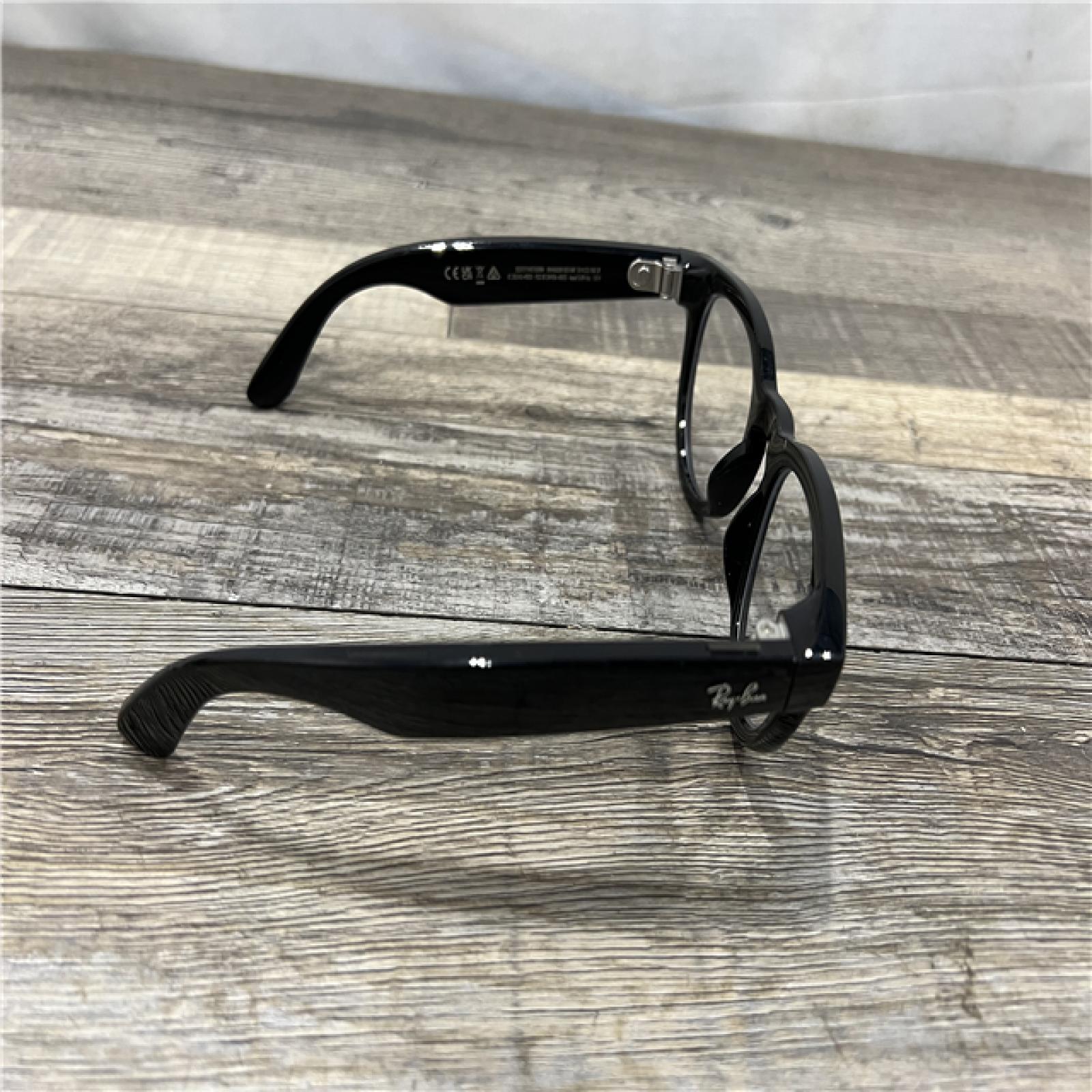 AS-IS Ray Ban Meta Headliner Glasses - Shiny Black