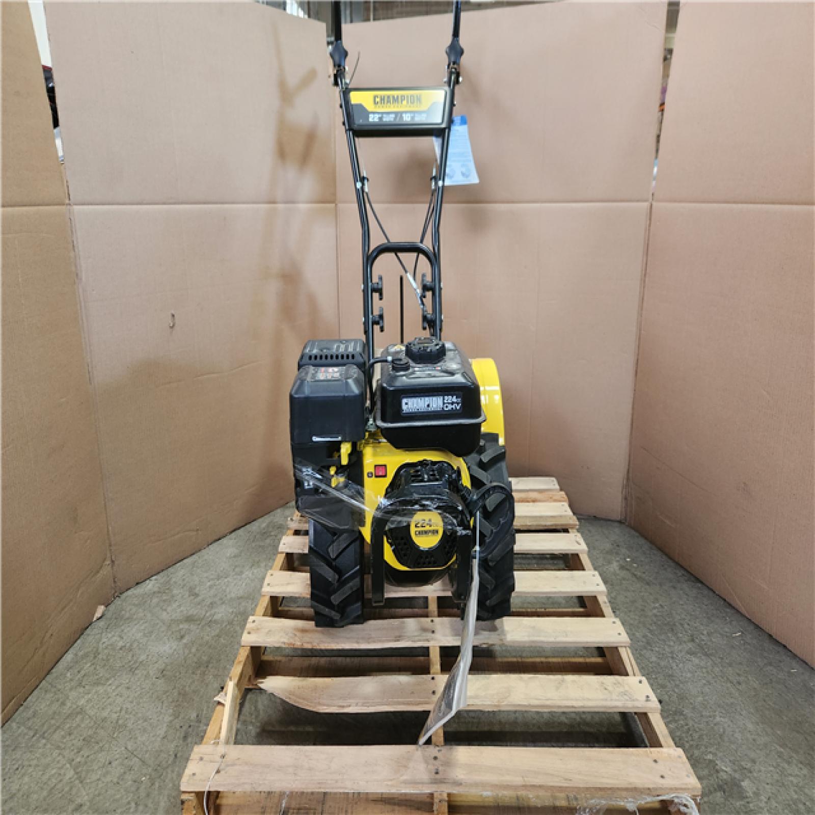 Phoenix Champion Power Equipment 22 in. Counter Rotating Gas Rear Tine Tiller with Self-Propelled Agricultural Tires