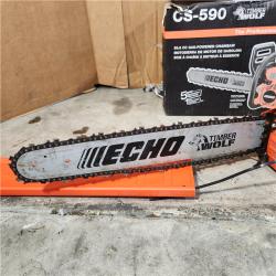 Houston Location- AS-IS ECHO 20 in. 59.8 Cc Gas 2-Stroke Rear Handle Timber Wolf Chainsaw (Appears Good Condition)