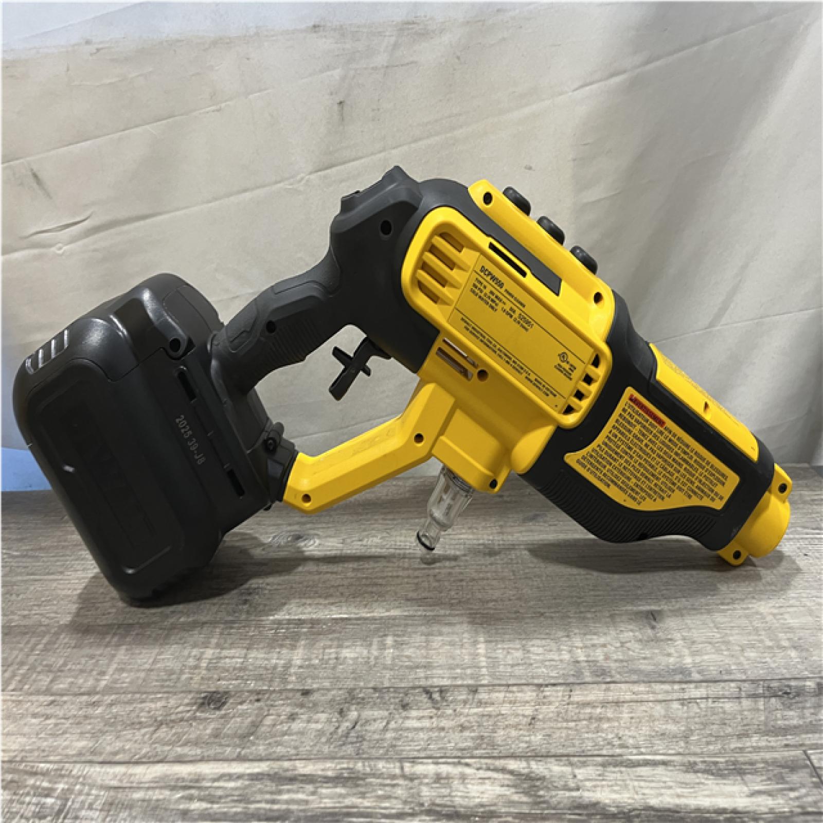 AS-IS DEWALT 20V MAX 550 PSI 1.0 GPM Cold Water Cordless Power Cleaner with 4-Nozzles (Tool Only)