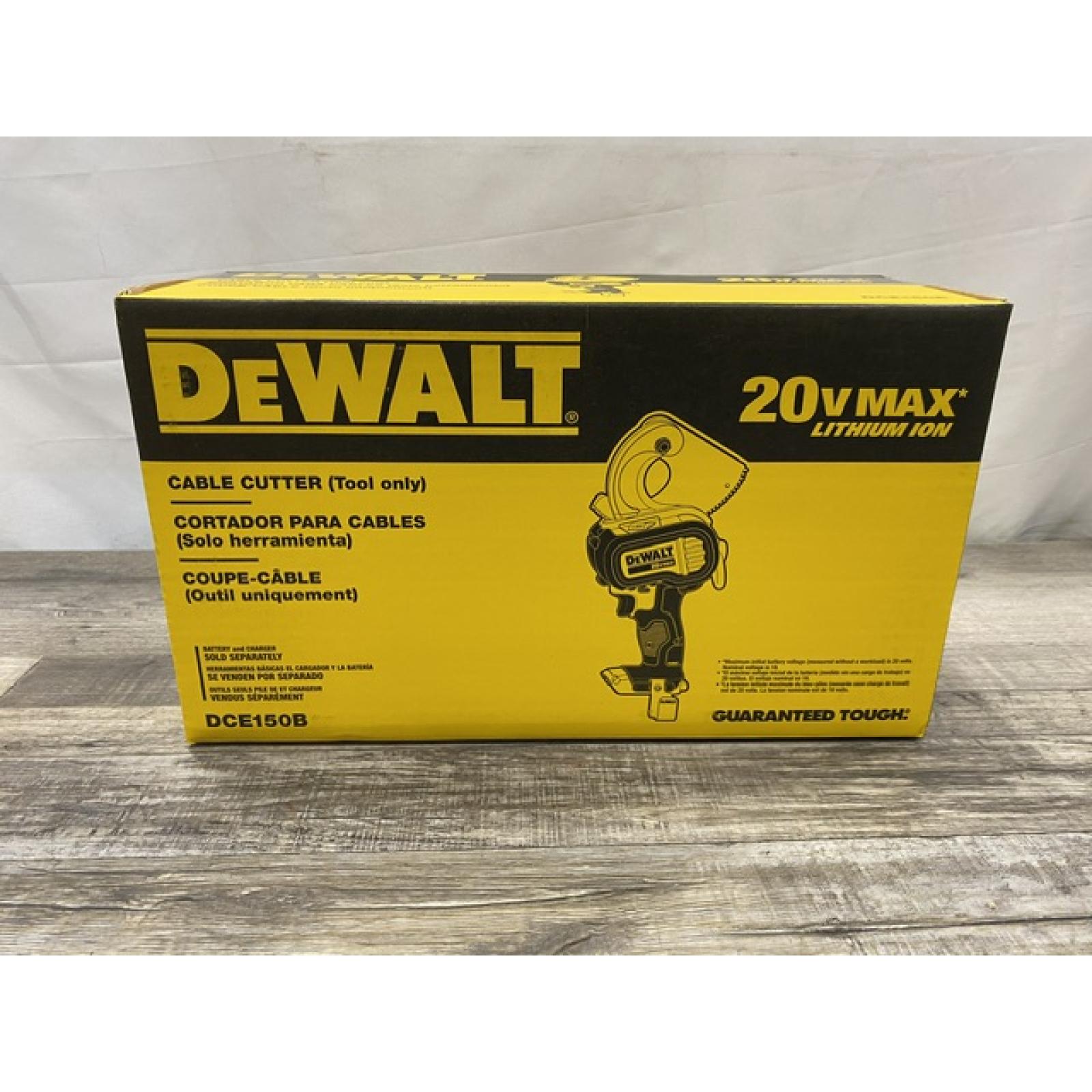 NEW - DEWALT 20V MAX Cordless Electrical Cable Cutting Tool (Tool Only)