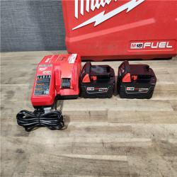 HOUSTON LOCATION - AS-IS (APPEARS LIKE NEW) MILWAUKEE FUEL 18V Lithium-Ion Brushless Cordless Hammer Drill and Impact Driver Combo Kit