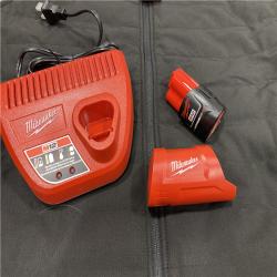 AS-IS Milwaukee Men's X-Large 12-Volt Lithium-Ion Cordless Axis Black Heated Vest Kit