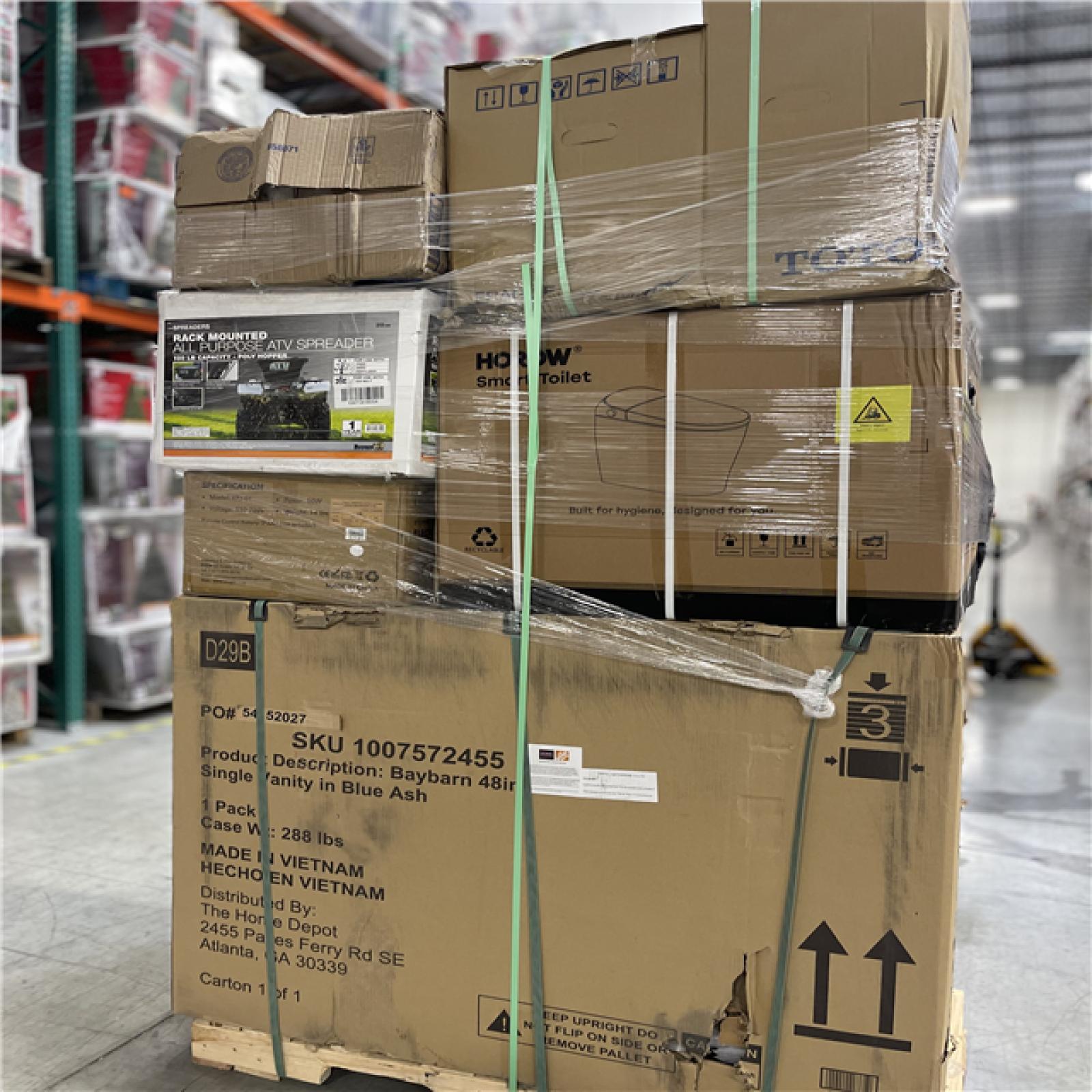 DALLAS LOCATION- AS-IS HOME IMPROVEMENT PALLET