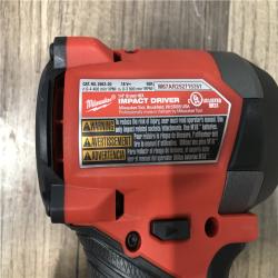 AS-IS Milwaukee FUEL 18V Lithium-Ion Brushless Cordless 1/4 in. Hex Impact Driver (Tool-Only)