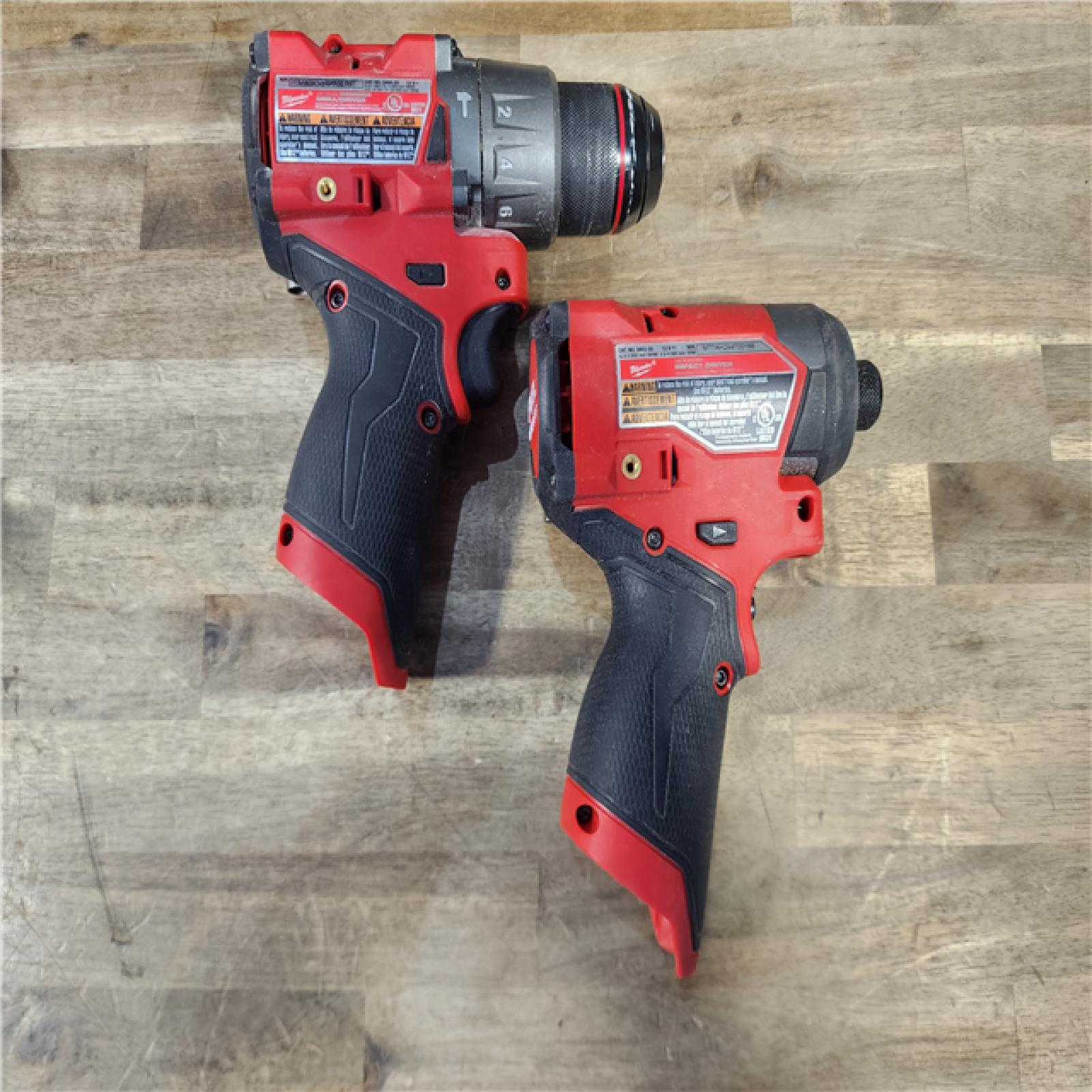HOUSTON LOCATION - AS-IS Milwaukee 3497-22 12V Brushless Hammer Drill and Impact Driver Combo Kit