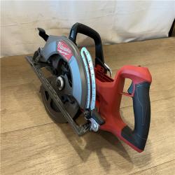 AS-IS Milwaukee FUEL 18V Lithium-Ion Cordless 7-1/4 in. Rear Handle Circular Saw (Tool-Only)