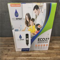 HOUSTON LOCATION - AS-IS (NEW) ECOSMART ECO27 TANKLESS ELECTRIC WATER HEATER